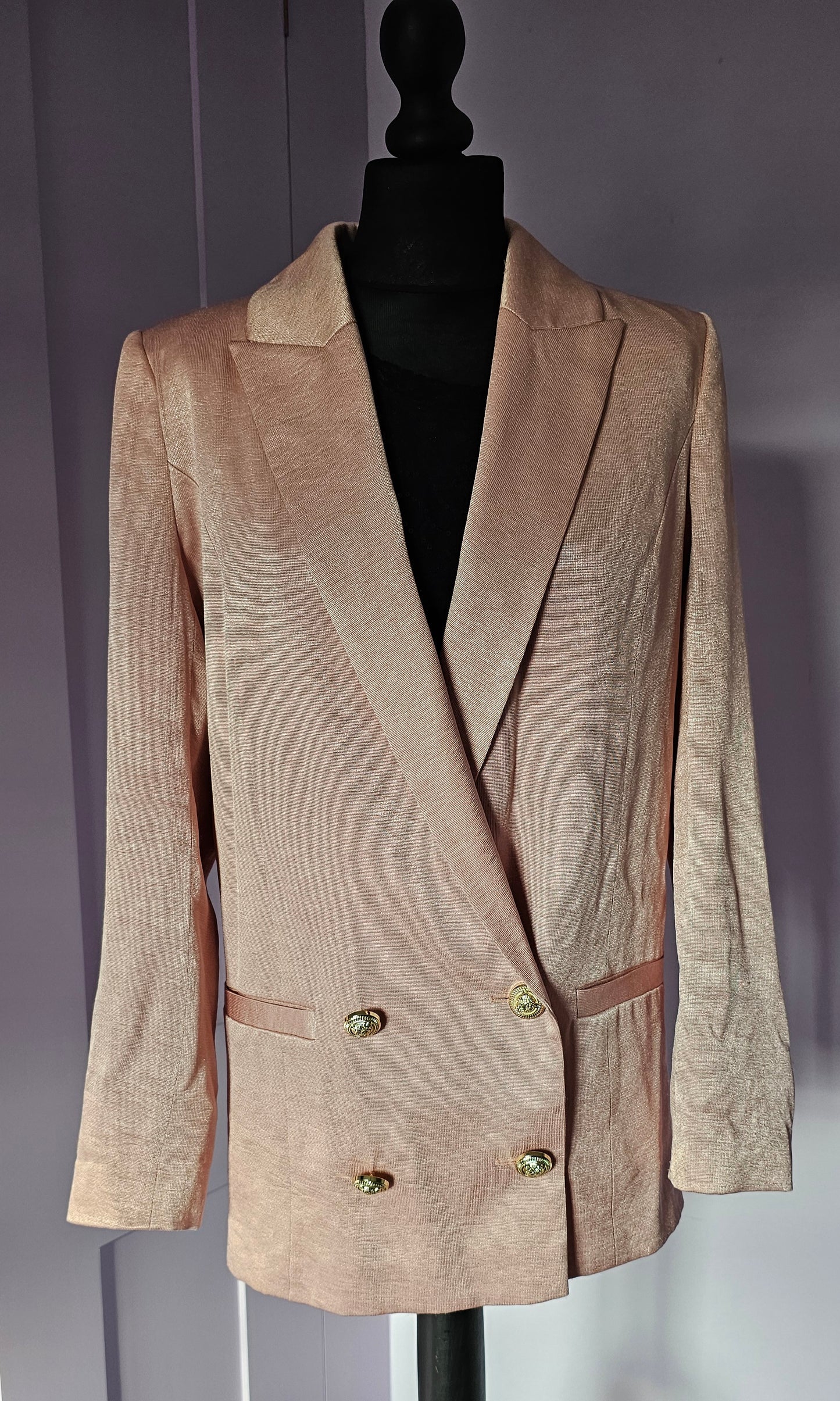 Pink Satin Jacket