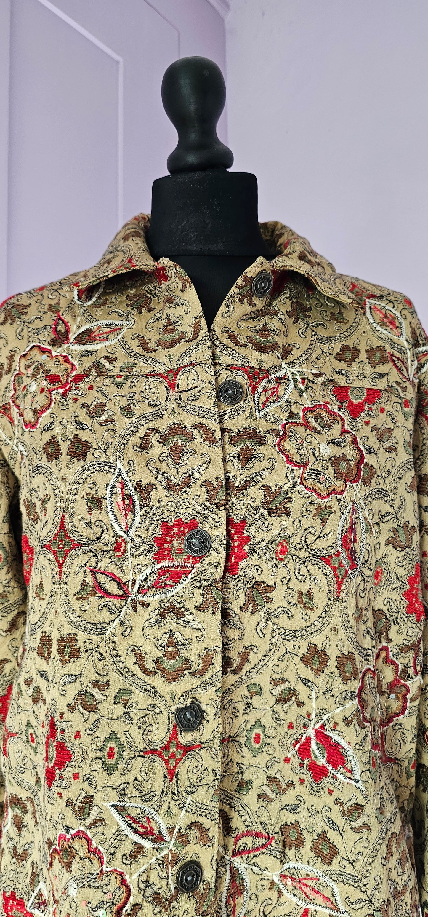 Laura Ashley Embroidered Vintage Jacket